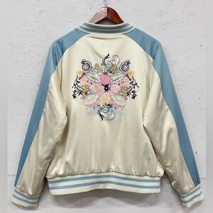 Disney Alice in Wonderland Satin Souvenir Jacket, Size XL